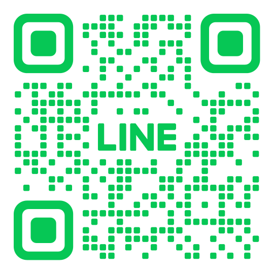 LINE 公式アカウントを友だちに追加する QR コード